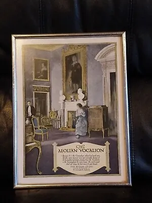 £5.99 • Buy 1916-1920 The Aeolian Vocalion Gramophone Company Advertising Print