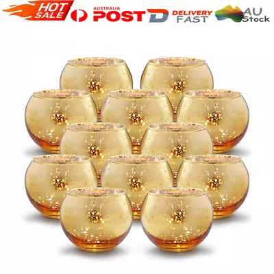 12X Tea Light Holder Glass Votive Candle Holder Wedding Party Centerpiece Decor • $31.02