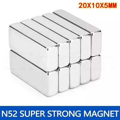 N52 Super Strong Magnets Block Rare Earth Cuboid Neodymium Strong Magnet 10PCS • $8.99