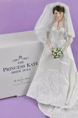 Princess Kate Middleton Danbury Mint Bride Doll Royal Wedding Boxed  • £24.99