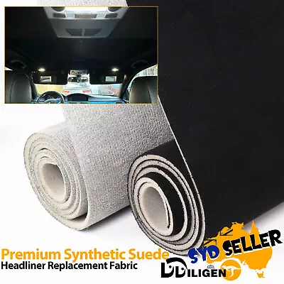 Car Roof Lining Foam Suede Fabric Replace Sound Insulation Cover Headliner Board • $7.42