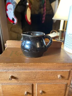 American Dated 1903 Miniature Stoneware Pouring Pitcher • $175