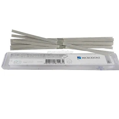 150*4mm Dental Microdont Stainless Steel Abrasive Strips For Finishing Polishing • $8.95