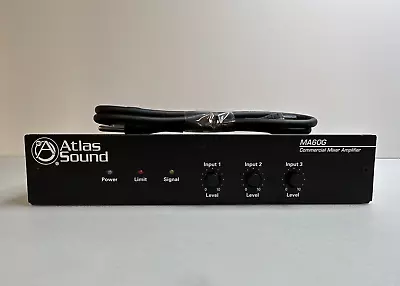 Atlas Sound Ma60g Commercial Mixer Amplifier • $72.99