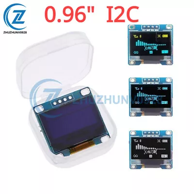 0.96  4 Pin I2C128*64 OLED LCD Display Board SSD1315 Drive For Arduino 51 STM32 • $2.33