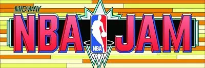 NBA Jam Arcade Marquee For Reproduction Midway Header/Backlit Sign • $15.75