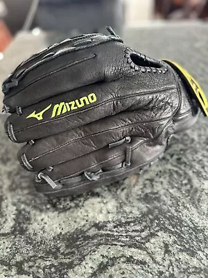 Mizuno GPL 1250F1 Fast Pitch Baseball Glove 12.5  Black Full Grain Leather • $45