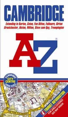 Cambridge Street Atlas By Geographers A-Z Map Company Paperback Book The Cheap • £2.62