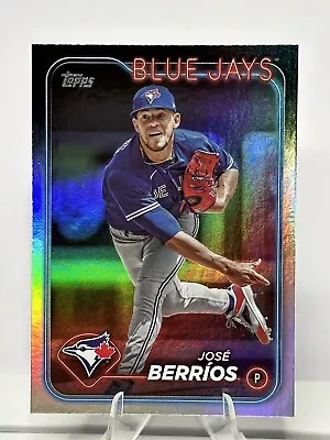 2024 Topps Series 1 Jose Berrios Rainbow Foil Blue Jays • $1.25