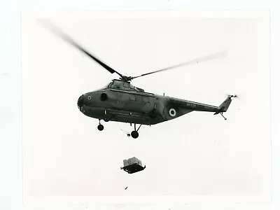 Photograph Of Westland Whirlwind XP328 Lifting Loaded Pallet Poss 32 Sqn 1970 • £1.99