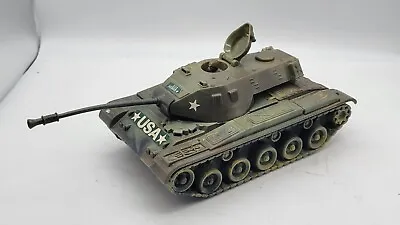 Vintage PROCESSED PLASTIC CO. Military ARMY Large TANK 7520 Toy USA • $29.99