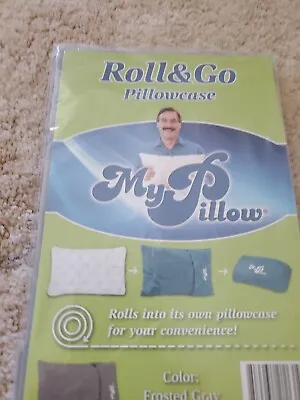 My Pillow ROLL AND GO PILLOWCASE- Frosted GRAY- For 12x18  Pillow • $9.99
