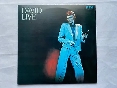 David Bowie David Live 1976 Japanese Double Vinyl Gatefold Album With Lyrics • £40