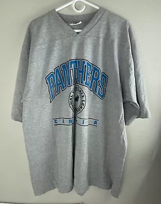 Vintage NFL Carolina Panthers Short Sleeve Lee Sport T Shirt Size XXL 1997 • $19.99