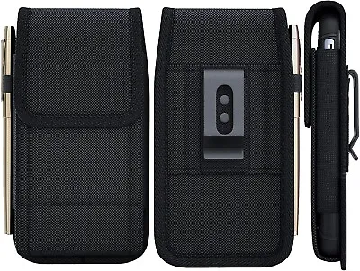 XL NYLON Cell Phone Belt Holder Phone Holster Case With Clip Carrying Pouch • $9.95