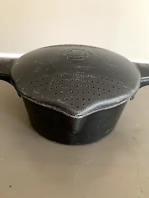 Pampered Chef Steamer Pot Microwave Black Plastic Rice Cooker 2 Qt Large Veggie • $19.88
