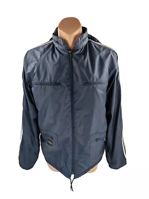 Spicer Vintage Hoodie Jacket Men's Size 42 (M) Blue Windbreaker Raincoat  • $24.58