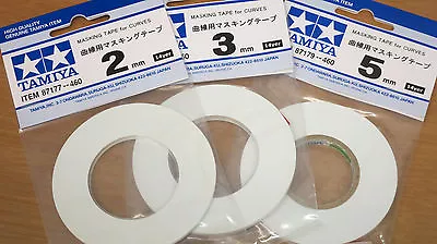 2+3+5mm Curve Masking Tape For RC Tamiya Model Car Spray Paint Tool Set • $36.03