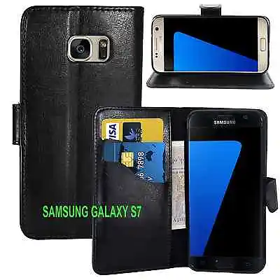 WALLET CARD SLOT Stand GEL CASE FOR SAMSUNG GALAXY S7 S8 S9 S10 S20 Plus S21 S22 • £3.19