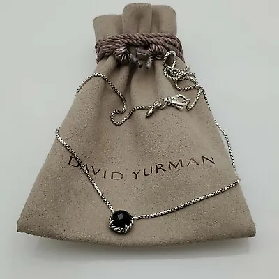$129 • Buy David Yurman Women's Chatelaine Pendant Necklace With Black Onyx