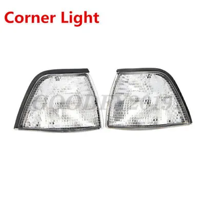 CONVERTIBLE COUPE CLEAR 4DR CORNER LIGHTS 92-98 BMW Pair E36 EURO 3-SERIES • $41.49