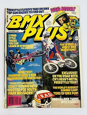 BMX PLUS! Magazine (October 1986) Volume 9 Number 11 • $44.94