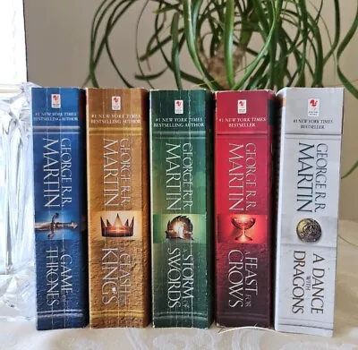 Game Of Thrones 1-5 Set Martin PB Lot A Song Of Ice And Fire Series Dance Feast • $15.99