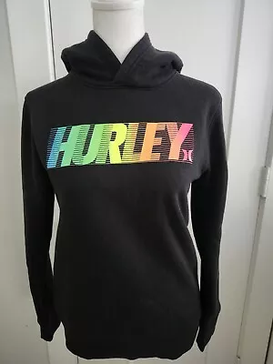 Hurley Pull Over Hoodie. | Color: Black/Yellow | Size: L 12-13yrs Cool!💙 • $8