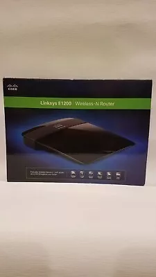 Linksys E1200 300 Mbps 4-Port 10/100 Wireless N Router New Opened Box • $30