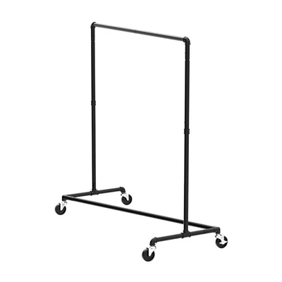 $89.09 • Buy Clothes Garment Rack W/Z Base, Rolling Clothing Coat Rack W/Sturdy Metal Frame