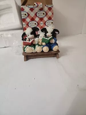 Vtg New Old Stock Mary's Moo Moos Enesco 372390l Mantle Family In Pew Church Box • £24.13