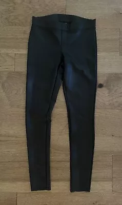 Express Leggings Size Small Scuba Stretch Black Pull On MINT! • $0.99