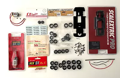 £14.10 • Buy Slot Cars Parts Lot: Slot.it Motor, SCX Motor, Fly Ultimatt Spirit Tyres, Ninco