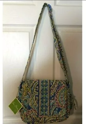 Vera Bradley Capri Blue Lindsay Lindsey Shoulder Or Crossbody Bag NWT • $30