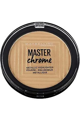 Maybelline Master Chrome Metallic Highlighter 9g Molten Gold #100 • £3.48