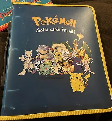 Pokemon Binder Vintage 1999 Zipper Binder Pikachu Charizard • $49.49