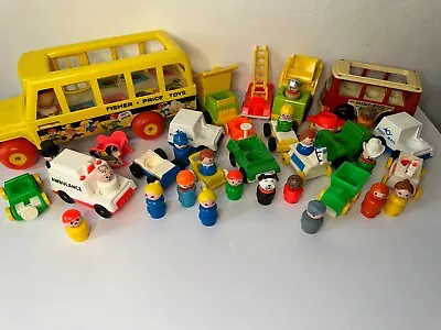 You Choose Vintage Fisher Price Toys People Vehicles Etc.  - 20+ Variations • $4