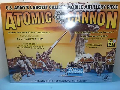 RENWAL/REVELL 1/32 - 280mm ATOMIC CANNON #85-7811 - Over 300 PARTS • $75