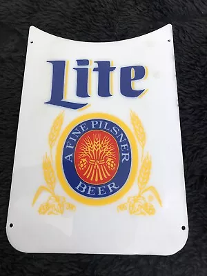 Miller Lite Beer Bar Tavern Restaurant Wall Clock Sign Part Logo Perfect Mint!! • $14.99