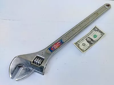 Michigan Industrial Tool Crescent 24  Adjustable Wrench Drop Forged Carbon Steel • $79.50