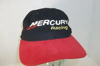 Vtg Mercury Racing Hat Marine Cap Embroidered  Strap Adjust. • $17.95