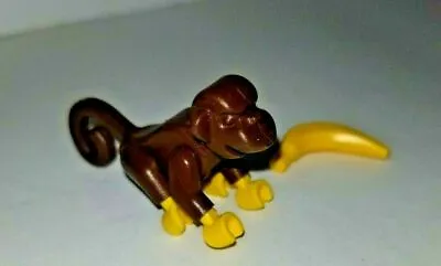 New Lego Articulated MONKEY W/ Banana Animal Movable ZOO Pet Wildlife Friends • $12.31