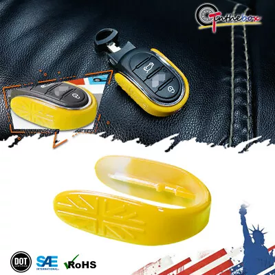 1PC Yellow 3D Car Key Fob Case Shell Holder For 2014-2019 MINI Cooper 3rd Gen  • $9.99
