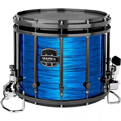 Mapex Quantum 14  Black Marching Snare Drum 14 X 12 In. Blue Ripple • $859.99