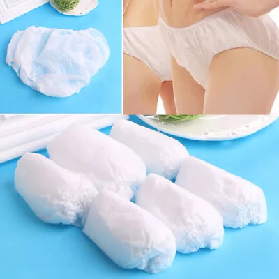£2.99 • Buy 6Pcs/set Disposable Non Woven Paper Brief Panties Underwear Ladies Women{