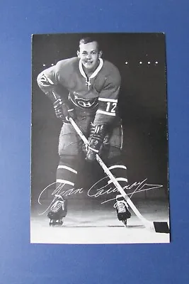 Yvan Cournoyer  1968-69  B&w  Postcard   Hof  1969  Montreal Canadiens • $19.13