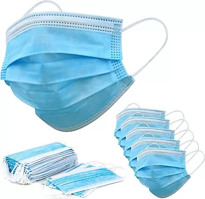 100 PCS 3- Ply Disposable Face Mask Protective Ear Loop Non Medical Mouth Cover  • $10.99