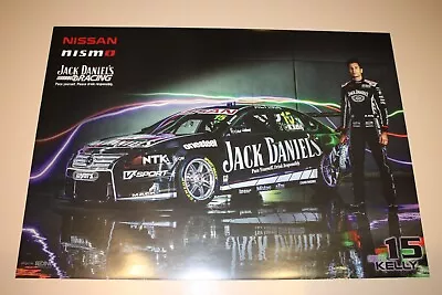 V8 Supercars Nissan Nismo Rick Kelly Jack Daniels Racing Poster. • $25