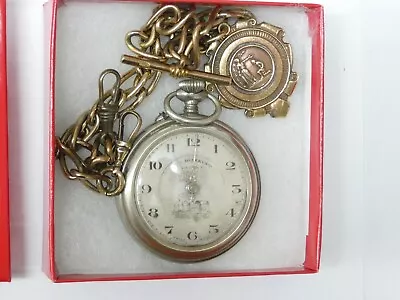 Beautiful Antique Gre ROSKOPF Pocket Watch On Double Albert Chain Circa 1880/90. • £5.50