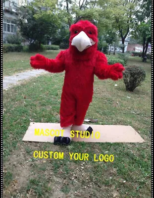 Halloween Red Eagle Mascot Costume Falcon Hawk Anime Theme Fancy Dress Carnival • £250.25